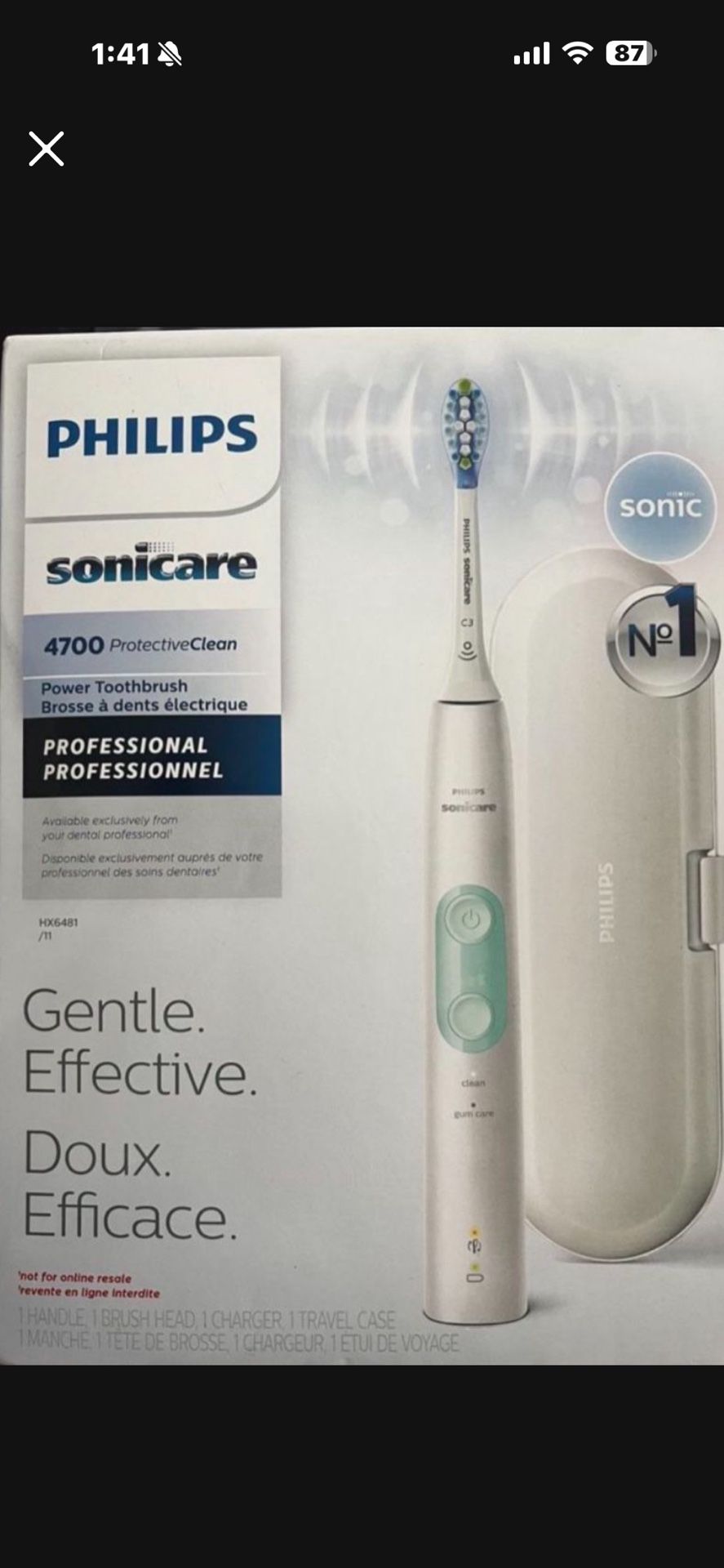 Philip Sonicare Electric Toothbrush Brand New Inbox