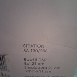 Mikasa Stratton bowl