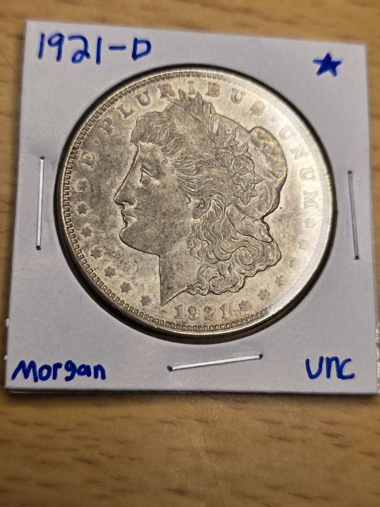 1921 D Morgan Silver Dollar