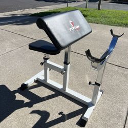 Preacher Curl Rack 