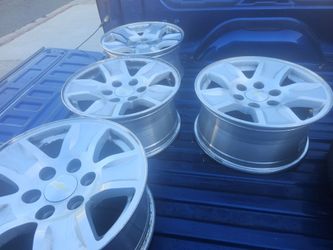 17" chevy wheel set
