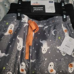 Halloween Sleep Shorts 2 Pais Plus Size 3x