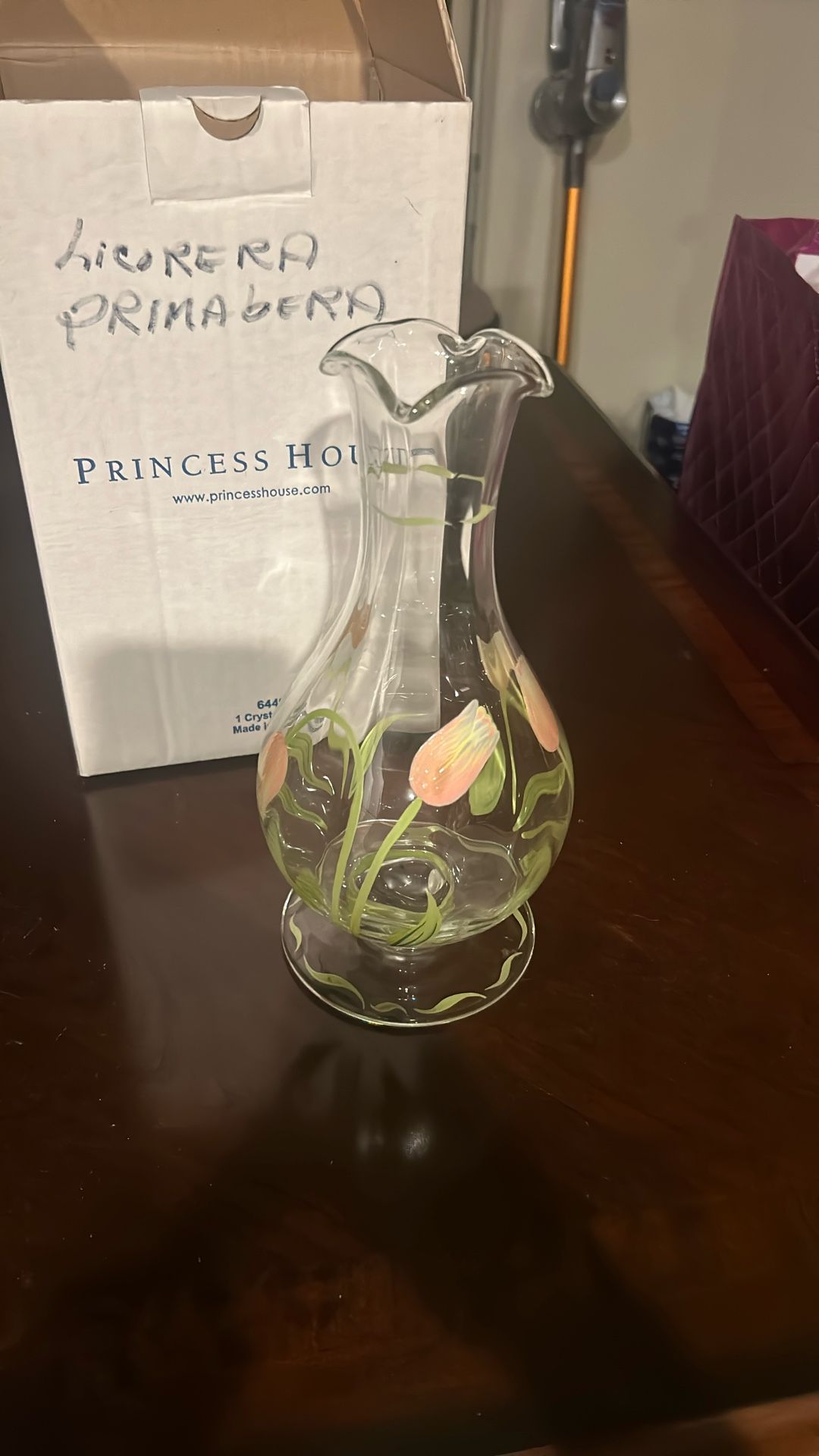Princess House Crystal Carafe 