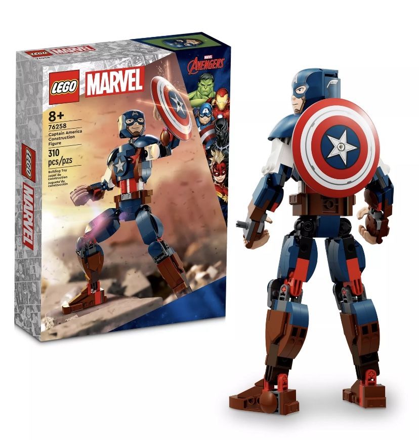 LEGO Super Heroes: Captain America Construction Figure (76258)