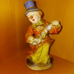Vintage Clown Figure