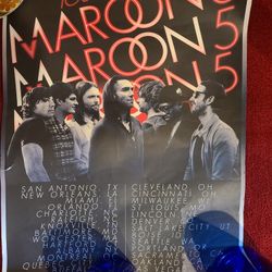 Maroon 5 Tour Poster