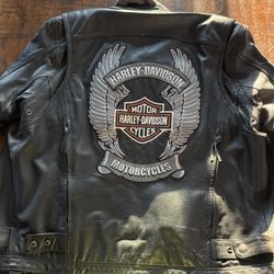Harley Davidson Leather Jacket Size L