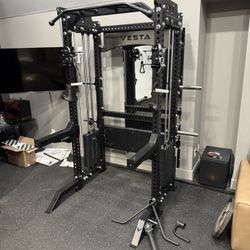 Vesta Fitness PRO SERIES 2-1 Ultimate Half Rack Functional Trainer/Gym Equipment/ Home Gym/ Fitness/ FREE DELIVERY 🚚 