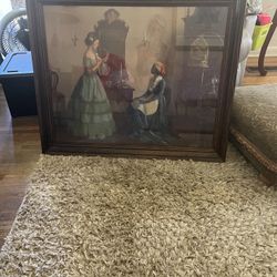 Vintage Marguerite Pearson framed Litho Print