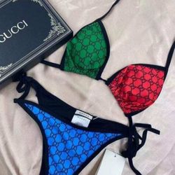 Women’s Multicolored Gucci Bikini Swimsuit