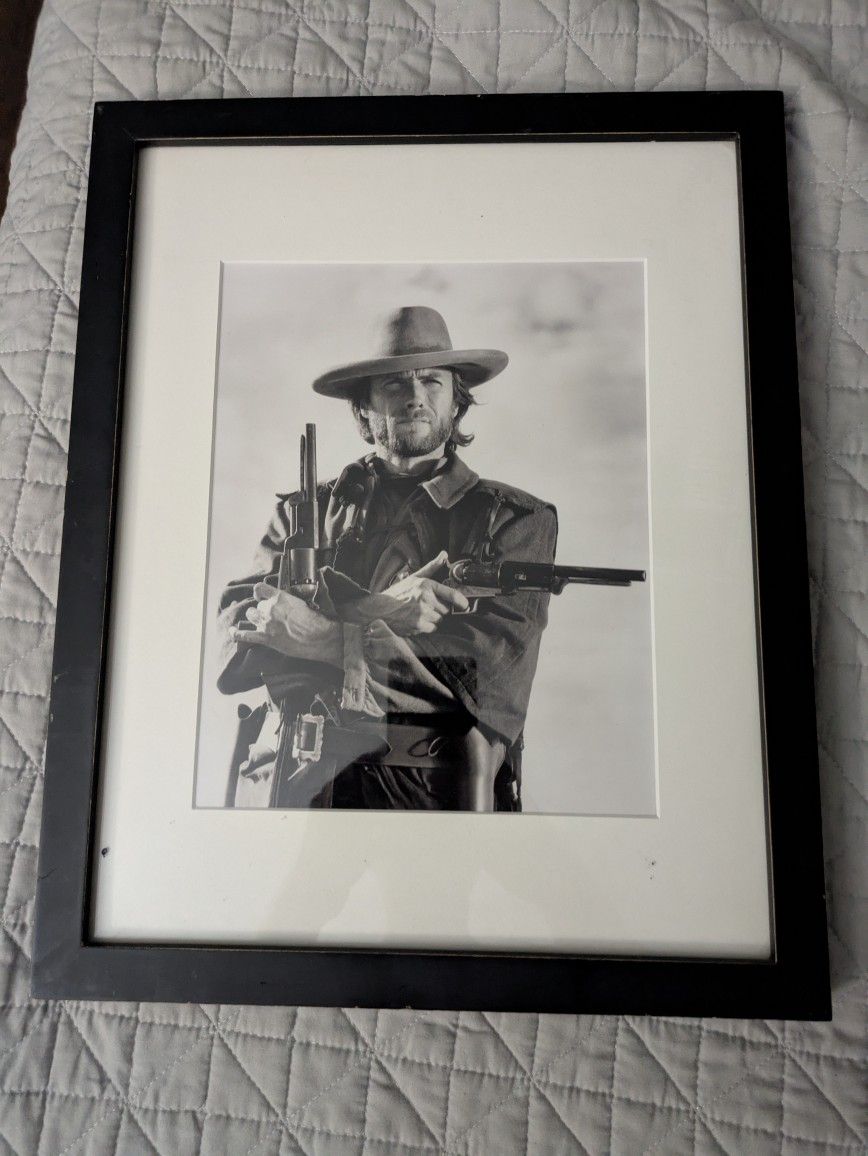 Glassed Framed Clint Eastwood