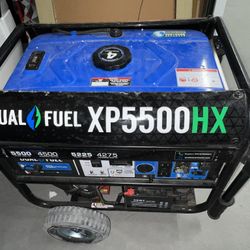 ORIGINAL!! DUAL FUEL XP5500HX, GASOLINE INCLUDED!