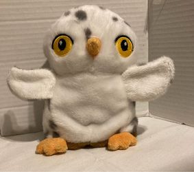 Aurora Eco-Friendly Eco Nation Reversible Eco Pairs Snowy Owl & Barn Owl Stuffed Animal