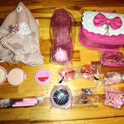 NEW Pretty In Pink Blush Little Girl Dress Make Up Kit