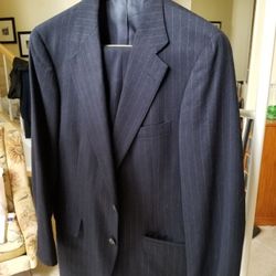 Three piece suits great condition. $15 each Blue Pinstripe is a  Ralph Lauren  from Nordstrom