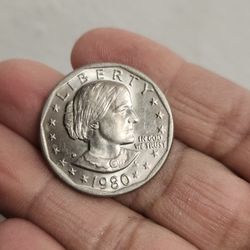 1 Dollar Coin.  Susan B. Anthony