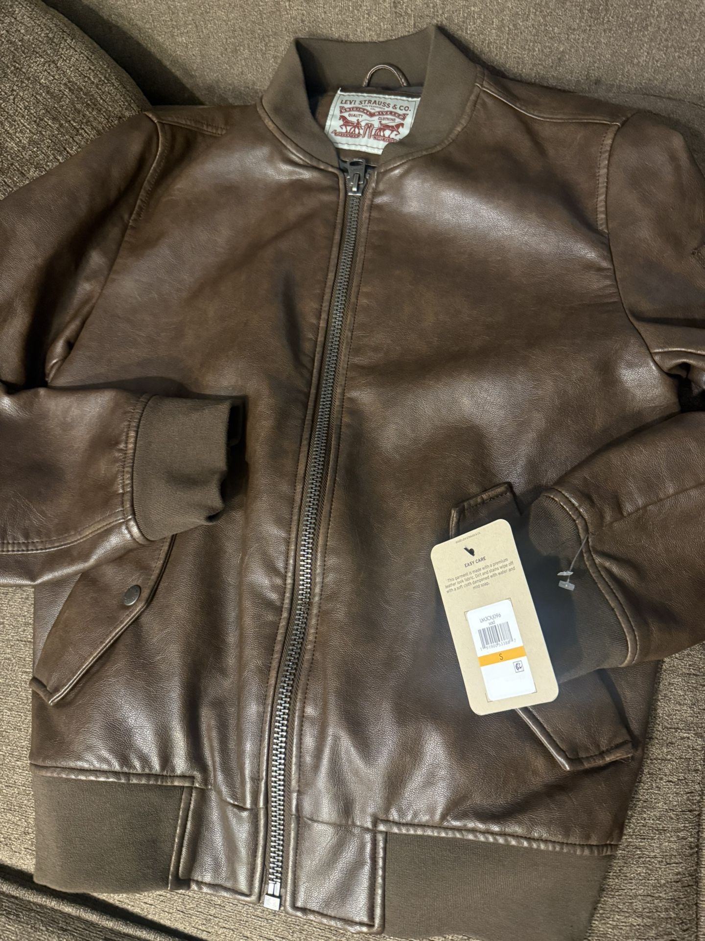 Levi’s Jacket Leather New Size S for Men’s