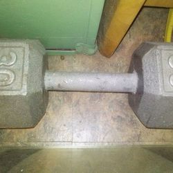 CAP Barbell 30 lb. Solid Hex Dumbbell