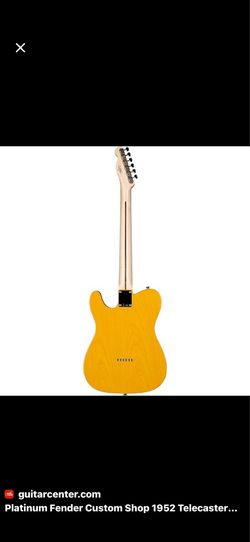 Fender Custom Shop 1952 Telecaster NOS Limited Edition – Butterscotch Blonde