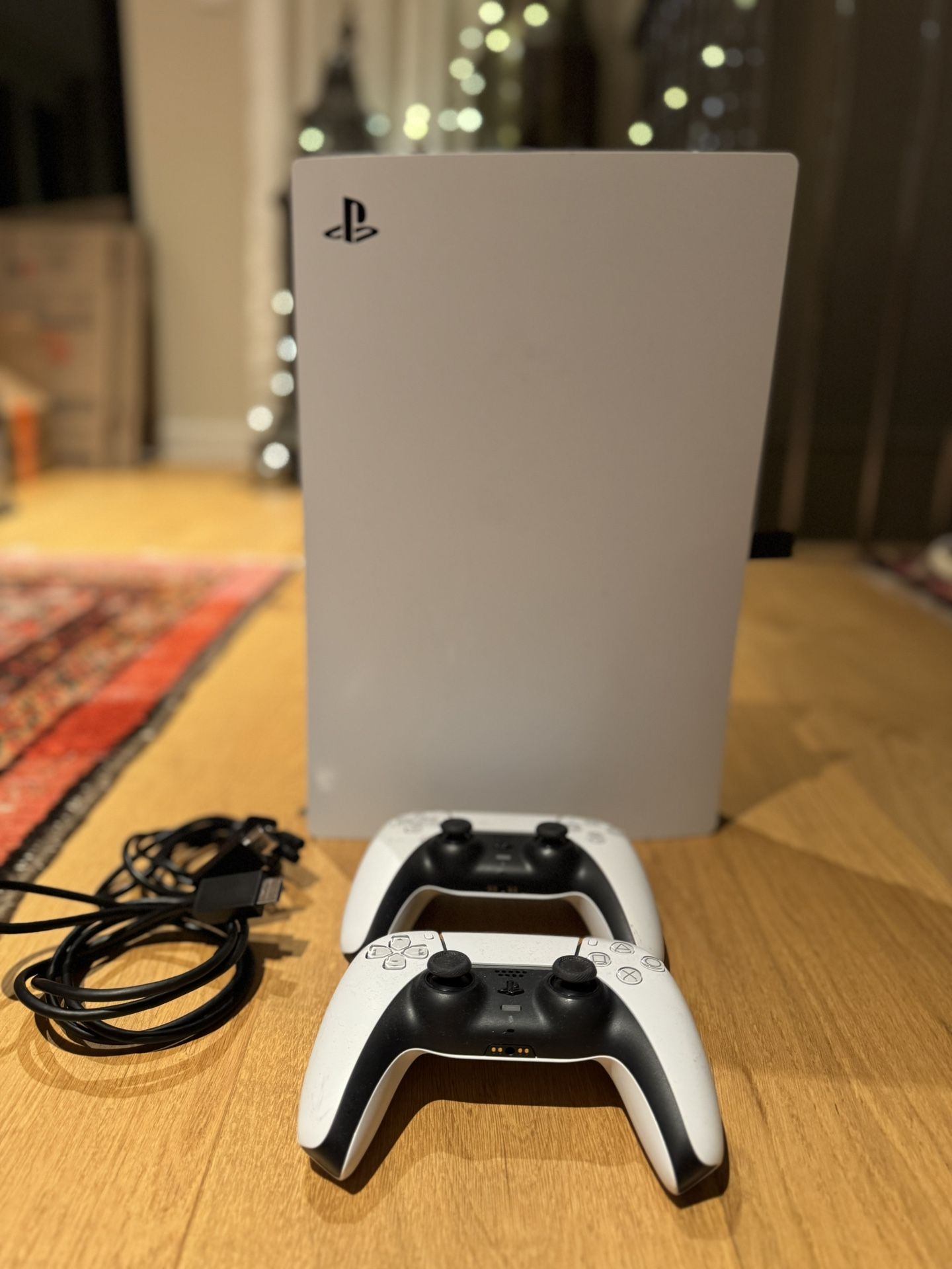 PlayStation 5 (Disc Edition) + 2 Controllers – Great Condition
