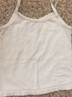 Girl 4T white undershirts /camis (8)