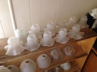 Different style glass shades