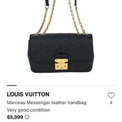 Louis Vuitton Empreinte Macreau Shoulder Bag 