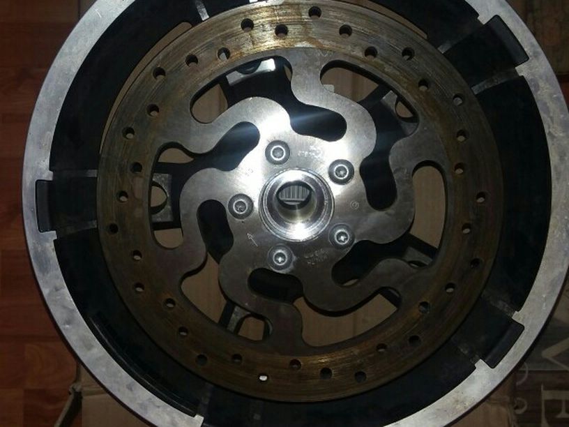 Photo Rear Rim With Rotor On 2017 Harley Davidson Street Glide Special