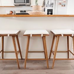 Nathan James Kira Counter Stools - Set of 3