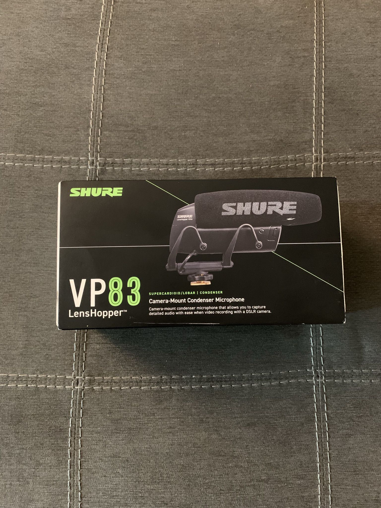 Shure VP83 condenser microphone for DSLR Cameras and HD Camcorders 