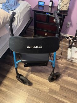 Ambliss Rollator Walker with Seat