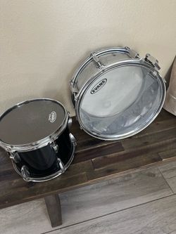 Two drum pieces