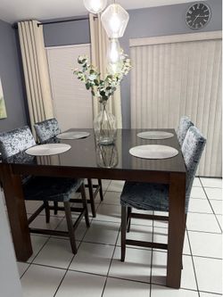 Counter-height dining table set for sale