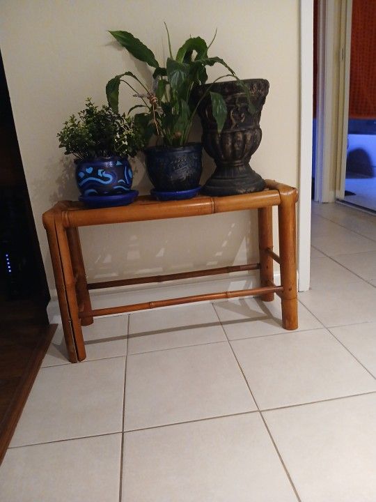 Boho Bambo Plant Stand