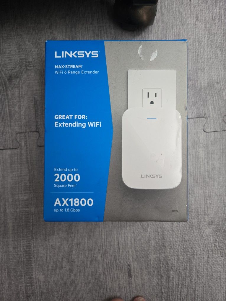 Linksys  Ax1800 Max Stream WiFi Extender