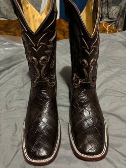 Crocodile Belly Boots size 10