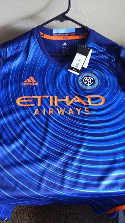 NYCFC authentic jersey. (New with tags) size large