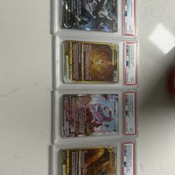 4 PSA Graded Pokemon Cards (High end)