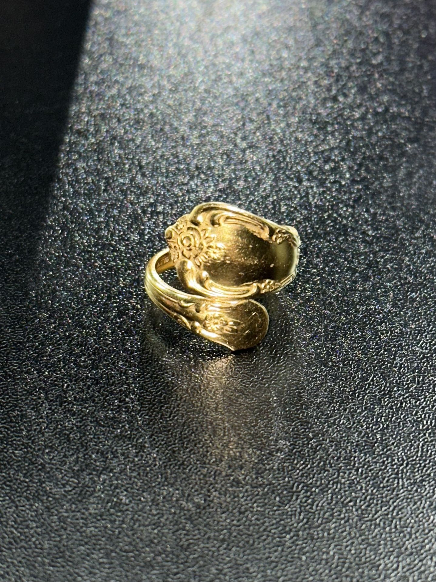 Gold Spoon Ring