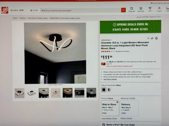 Modern Ceiling LED Light Fixture NEW