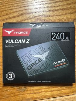 Team Group T-FORCE VULCAN Z 2.5" 256GB SATA III 3D NAND Internal Solid State Drive (SSD)