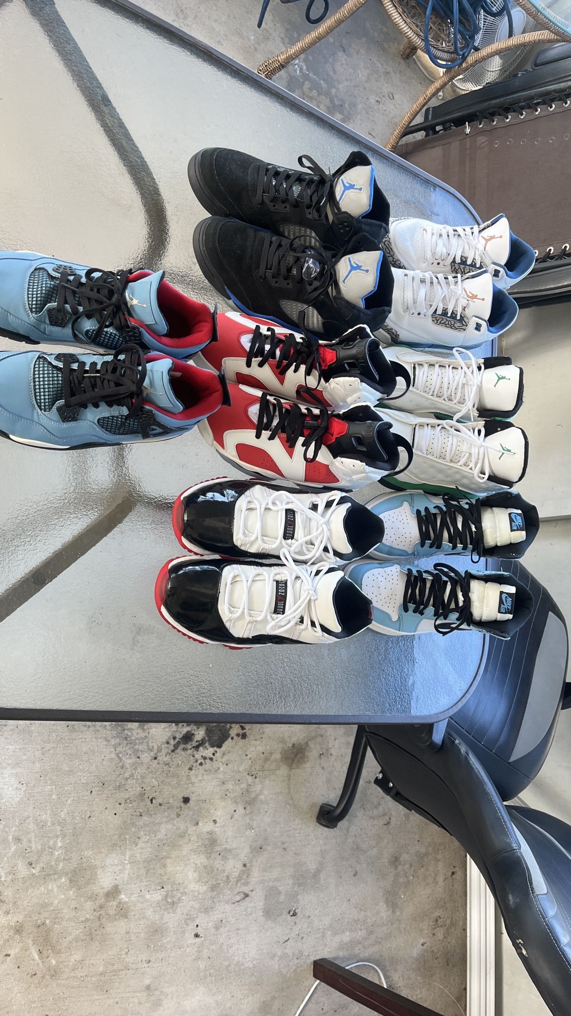 π₯ Jordan Sneaker Collection β Size 11 Men π₯