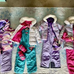 Snow Pants, Jackets, Snow Suits, Snow Boots And Gloves 