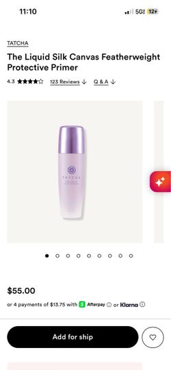Tatcha liquid silk canvas primer