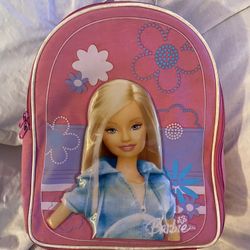 Barbie Luggage Travel Backpack Bag With Wheels