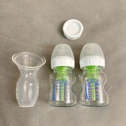 Baby Bottle And Manual Breast Pump