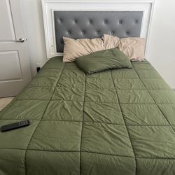 Adjustable Queen Platform Bedset W/mattress