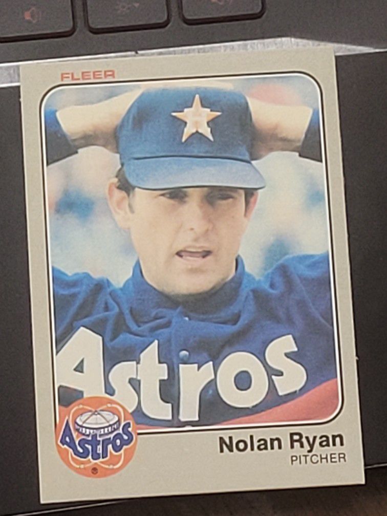 Mint Condition 1983 Nolan Ryan Baseball Card