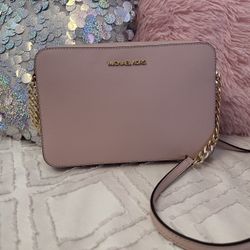 Michael Kors Jet Set Large Saffiano Leather Crossbody Bag