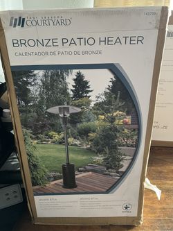 Courtyard Bronze Patio Heater 40,000 BTUs